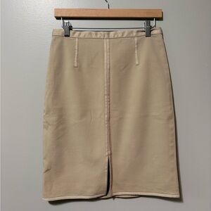 Club Monaco Tan Pencil Skirt Knee Length